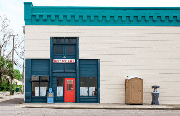 Porta potty delivery and setup in East Cleveland, TN